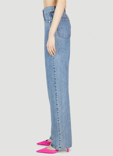 워시드 스트레이트 레그 진 Alexander Wang 워시드 스트레이트 레그 진 블루 awg0252002