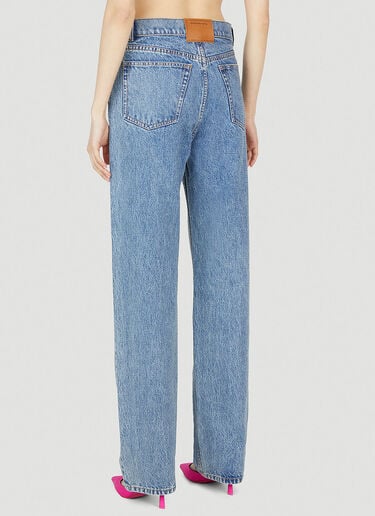 워시드 스트레이트 레그 진 Alexander Wang 워시드 스트레이트 레그 진 블루 awg0252002