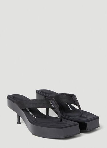 Alexander Wang Jessy 小猫跟凉鞋 黑色 awg0252022