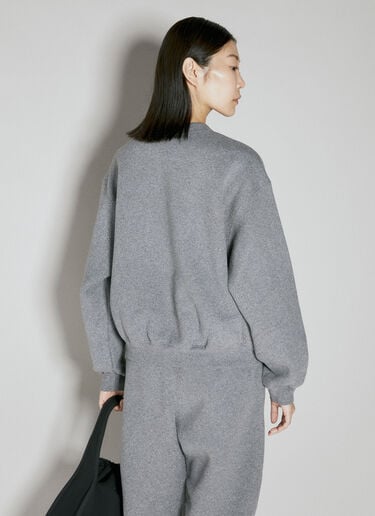 Alexander Wang 글리터 테리 스웨트셔츠 그레이 awg0253018