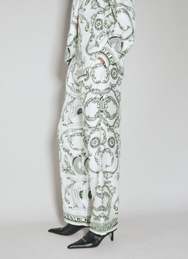Money Print Silk Pants Alexander Wang Money Print Silk Pants White awg0253022