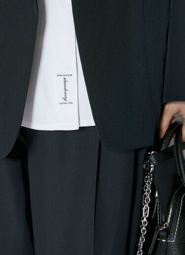 Alexander Wang 콤보 칼라 블레이저 블랙 awg0253059