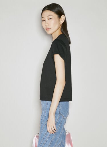Jersey Shrunk T-Shirt Alexander Wang Jersey Shrunk T-Shirt Black awg0253063