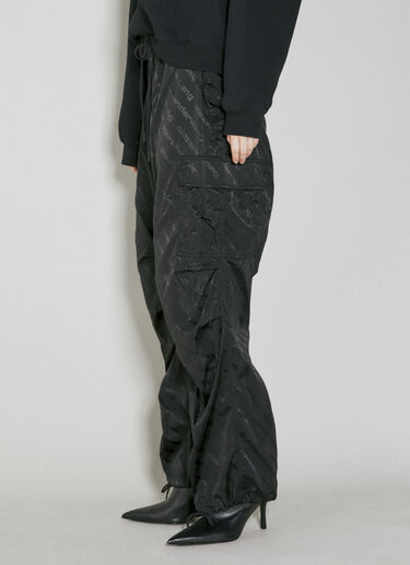 Alexander Wang 자카드 카고 팬츠 블랙 awg0254011