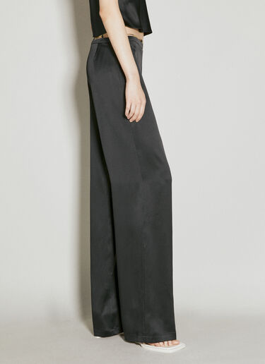 Nameplate Chain-Belt Pants Alexander Wang Nameplate Chain-Belt Pants Black awg0255006
