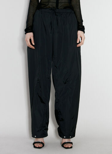 Alexander Wang 抽绳运动裤  黑色 awg0255036