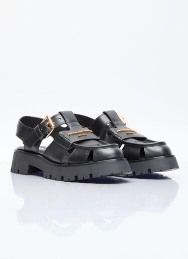 Alexander Wang 카터 케이지 샌들 블랙 awg0256022