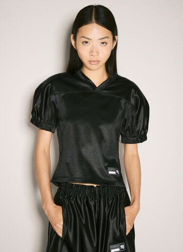 Fitted Football Top Alexander Wang Fitted Football Top Black awg0257012