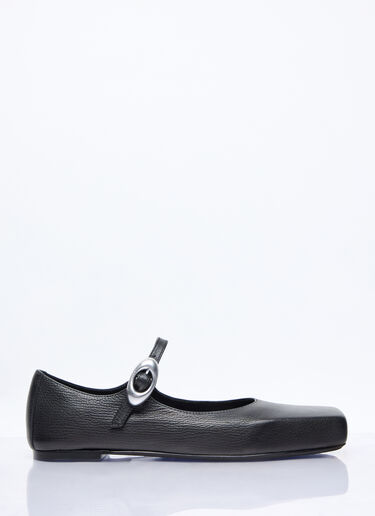 Alexander Wang 빌리 메리 제인 플랫 슈즈 블랙 awg0257019