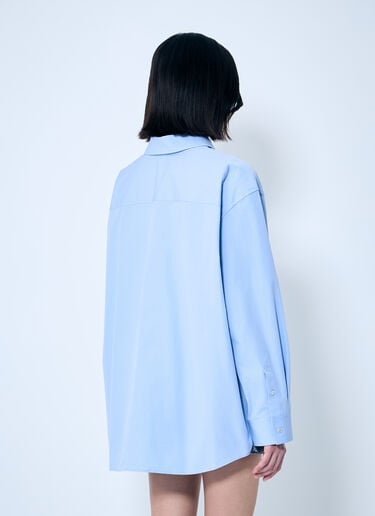 Alexander Wang Pull-Back Cut-Out Shirt White awg0259008