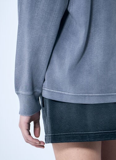 Essential Puff Logo Sweatshirt Alexander Wang Essential Puff Logo Sweatshirt Grey awg0259018