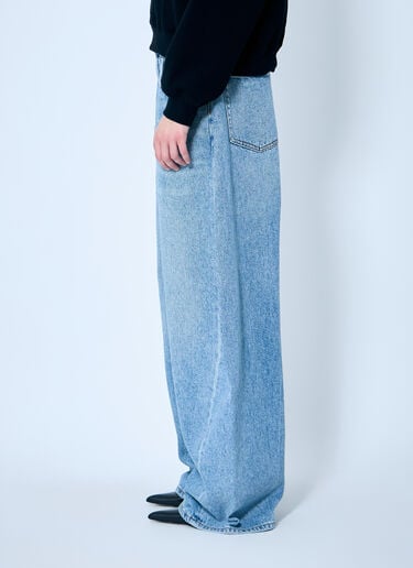 Oversized Round Low Rise Jeans Alexander Wang Oversized Round Low Rise Jeans Blue awg0259029