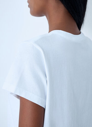 Alexander Wang Logo Motif T-Shirt White awg0261004