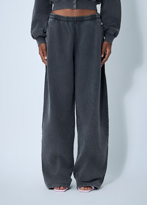 Alexander Wang Logo Motfi Track Pants Black awg0261005
