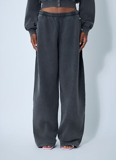 Logo Motfi Track Pants Alexander Wang Logo Motfi Track Pants Black awg0261005