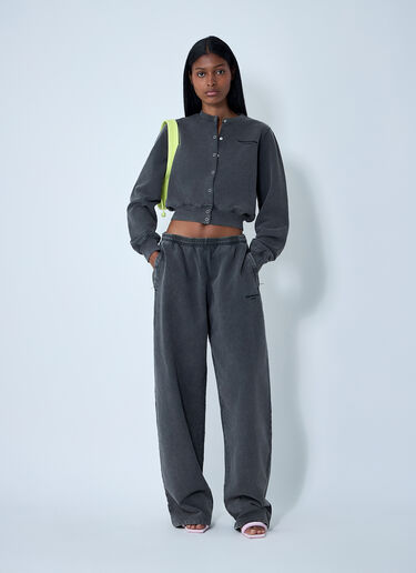 Logo Motfi Track Pants Alexander Wang Logo Motfi Track Pants Black awg0261005