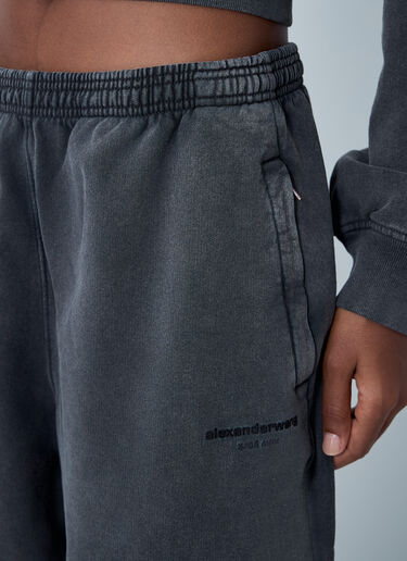 Logo Motfi Track Pants Alexander Wang Logo Motfi Track Pants Black awg0261005