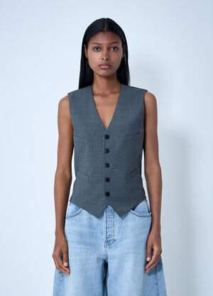 Alexander Wang Tailored Vest Grey awg0261007