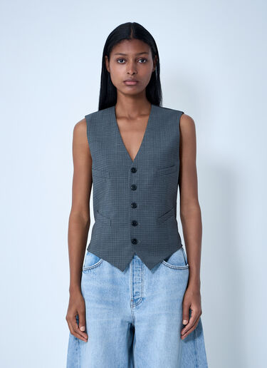 Tailored Vest Alexander Wang Tailored Vest Grey awg0261007