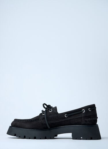 Alexander Wang 스웨이드 카슨 보트 로퍼  브라운 awg0261022