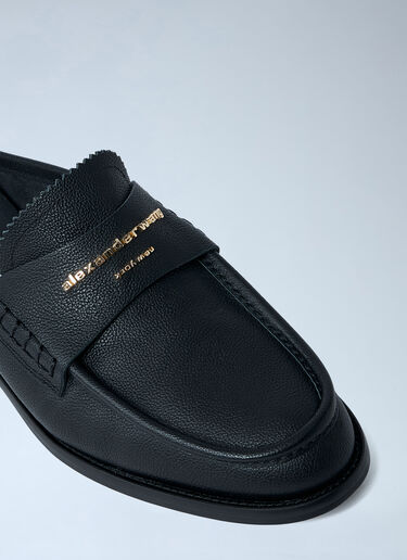 Alexander Wang Carter Leather Loafer Black awg0261023