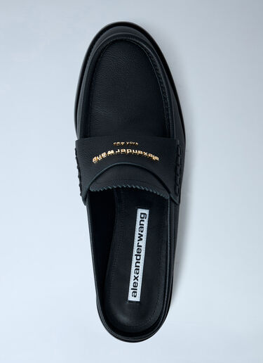 Alexander Wang Carter Leather Loafer Black awg0261023