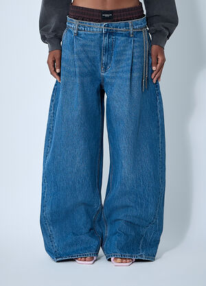 Alexander Wang Exposed Boxer Jeans Denim awg0261034