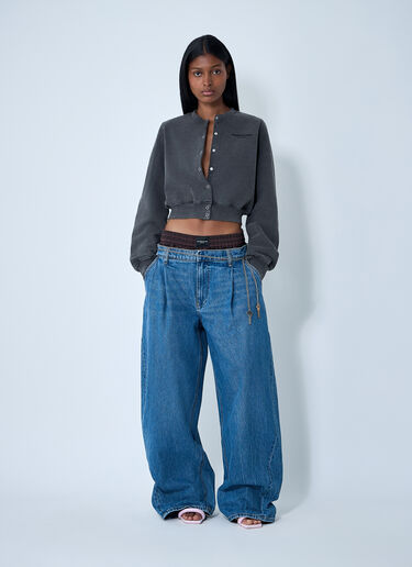 Exposed Boxer Jeans Alexander Wang Exposed Boxer Jeans Denim awg0261034