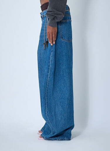 Exposed Boxer Jeans Alexander Wang Exposed Boxer Jeans Denim awg0261034