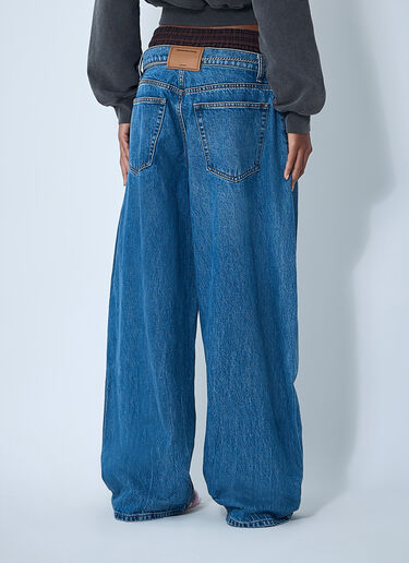Exposed Boxer Jeans Alexander Wang Exposed Boxer Jeans Denim awg0261034