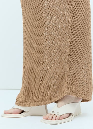 Atele Midi Skirt Aya Muse Atele Midi Skirt Brown aym0255005