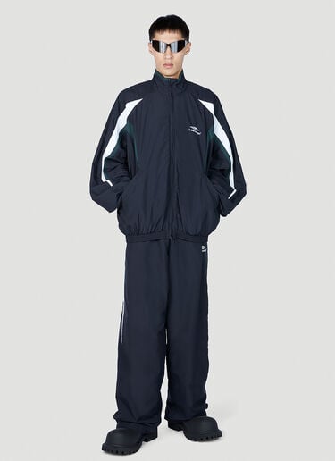Balenciaga 徽标刺绣运动夹克 藏蓝色 bal0151015