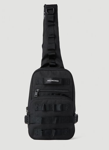 Army Sling Crossbody Bag Balenciaga Army Sling Crossbody Bag Black bal0151064