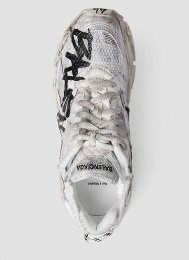 Graffiti Runner Sneakers Balenciaga Graffiti Runner Sneakers White bal0152004