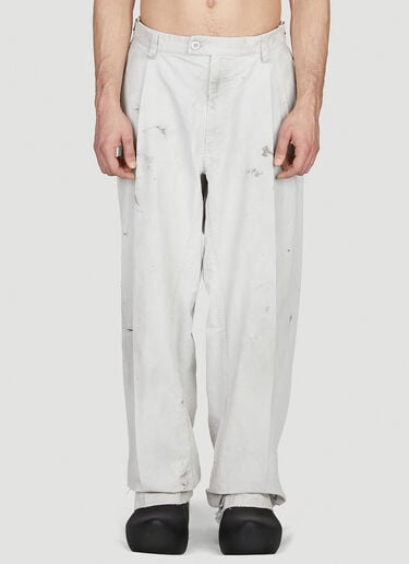 Minimal Cargo Pants Balenciaga Minimal Cargo Pants Light Grey bal0152039