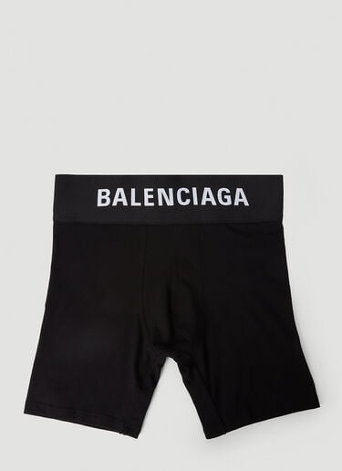 Logo Waistband Boxers Balenciaga Logo Waistband Boxers Black bal0152051