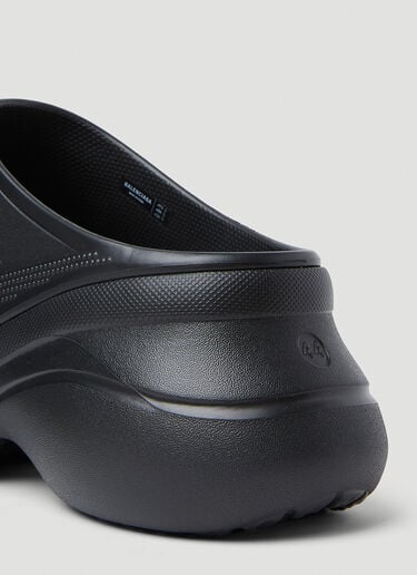 Crocs Platform Mules Balenciaga Crocs Platform Mules Black bal0152063