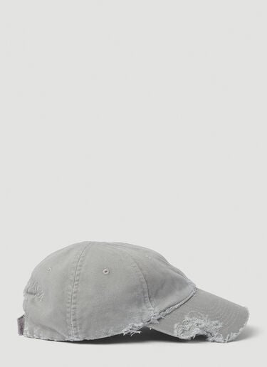 ドッグバイト ベースボールキャップ Balenciaga ドッグバイト ベースボールキャップ グレー bal0152077