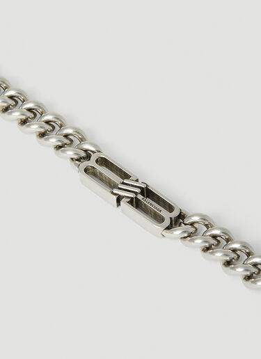 BB Icon Gourmette Necklace Balenciaga BB Icon Gourmette Necklace Silver bal0152090