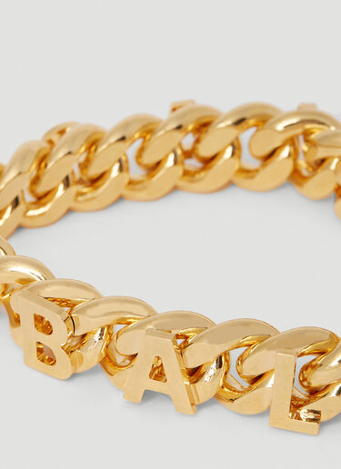 Chain Logo Bracelet Balenciaga Chain Logo Bracelet Gold bal0153056