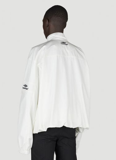 ロゴモチーフトラックジャケット Balenciaga ロゴモチーフトラックジャケット ホワイト bal0154010