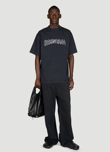 Darkwave T 恤 Balenciaga Darkwave T 恤 黑色 bal0155021