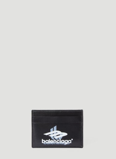 ロゴプリント カードホルダー Balenciaga ロゴプリント カードホルダー ブラック bal0155046