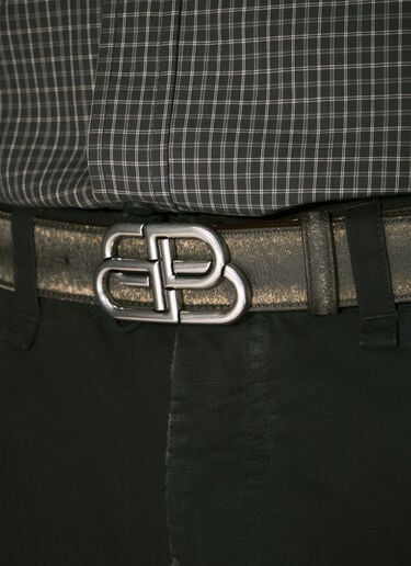 Balenciaga BB Large Belt Brown bal0157046