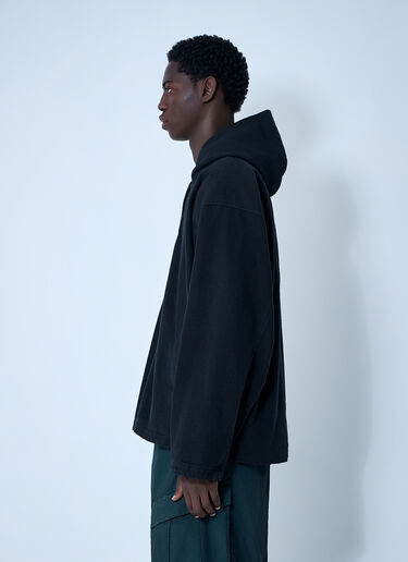 Logo Motif Zip-Up Jacket Balenciaga Logo Motif Zip-Up Jacket Black bal0161012