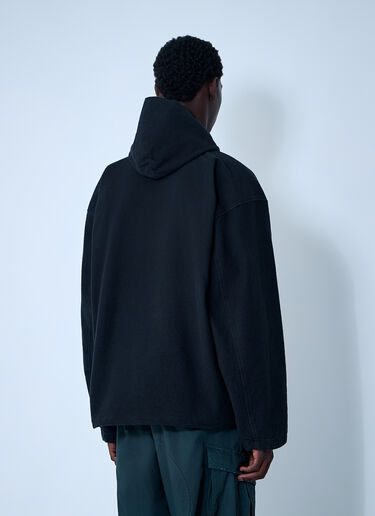 Balenciaga Logo Motif Zip-Up Jacket Black bal0161012