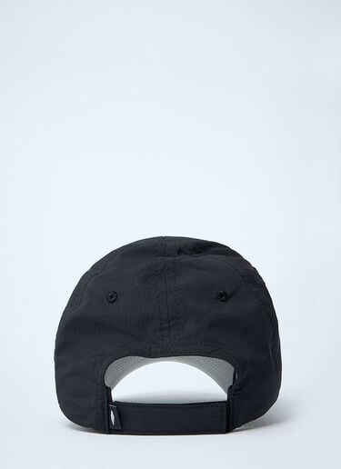 Balenciaga Logo Motif Baseball Cap Black bal0161026
