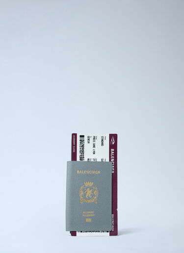 Passport Long Wallet Balenciaga Passport Long Wallet Grey bal0161029