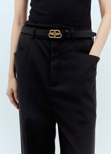 Balenciaga 徽标腰带 黑 bal0245083