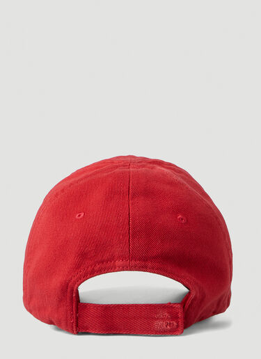 Balenciaga 徽标棒球帽 红色 bal0247104